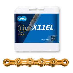 Kett 11-v KMC X11EL Ti-N kuldne 1/2 x 11/128" 118L