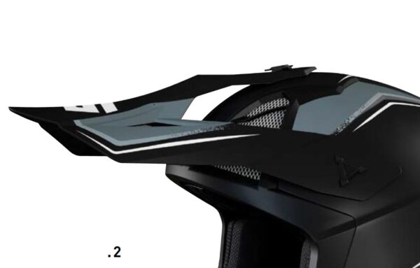 SHOT visiir Lite Prism Black White Matt