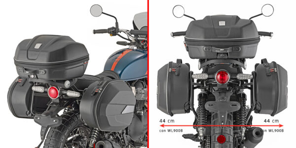 Givi pagasihoidiku toru. Royal Enfield Bear 650 '25