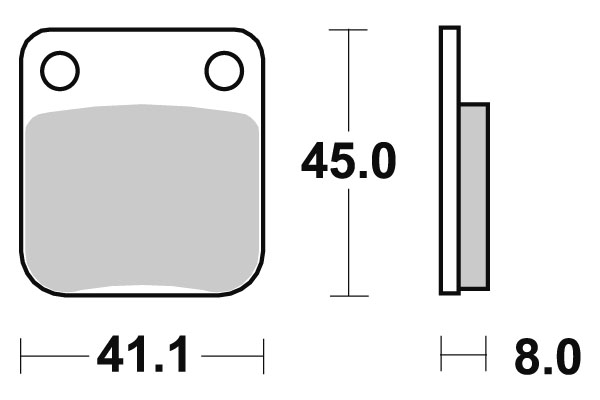 Sbs piduriklotsid keraamilised (536HF) - Image 2