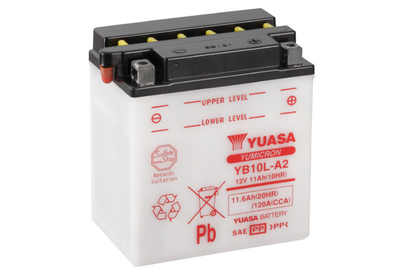 Yuasa aku YB10L-A2 (cp) koos acidpack (4)