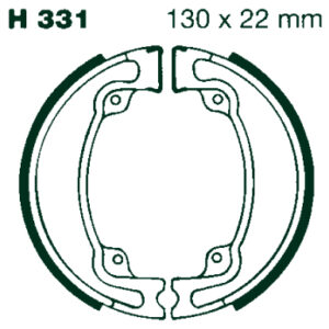 AIR piduriklotsid H 331 130x22mm komplekt