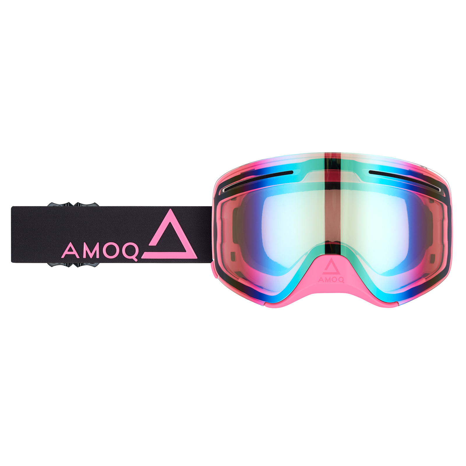 AMOQ Vision Vent+ magnetprillid Black-Pink - kuldne peegel