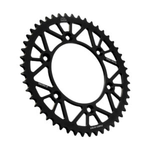 JT tagumine alumiiniumist hammasratas 7075 T6 must JTA897.49BLK