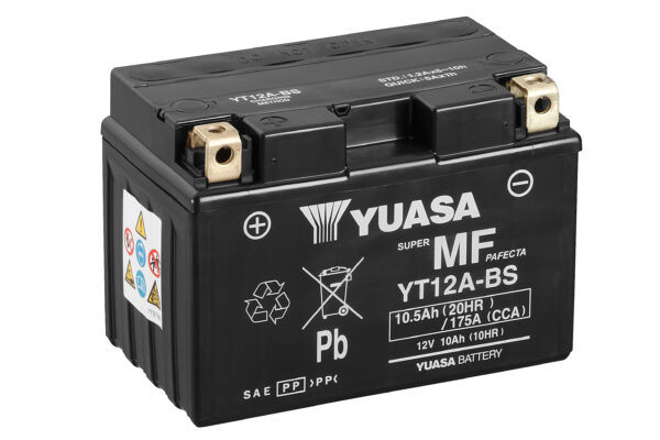 Yuasa aku YT12A(WC) täidetud happega (6)