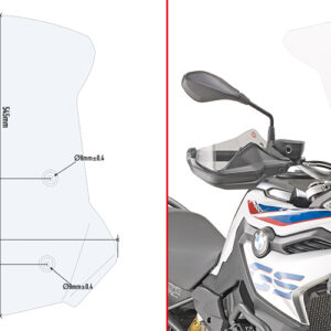GIVI tuuleklaas BMW F850GS 2018-