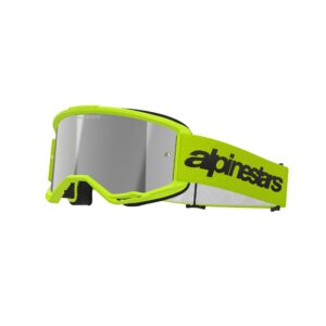 Alpinestars prillid Vision 3 WORDMARK YELLOW FLUO peegel SILVER