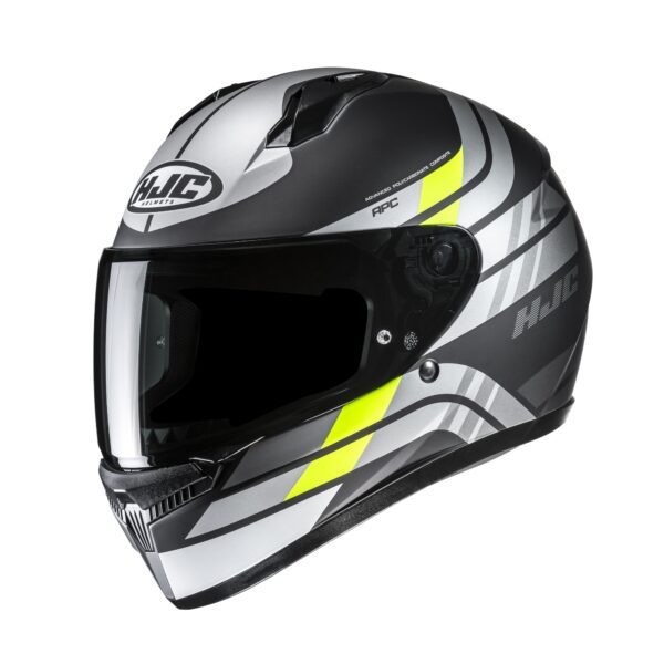 HJC kiiver C10 Hiper Black/Gray/Fluo Yellow MC3HSF, XL