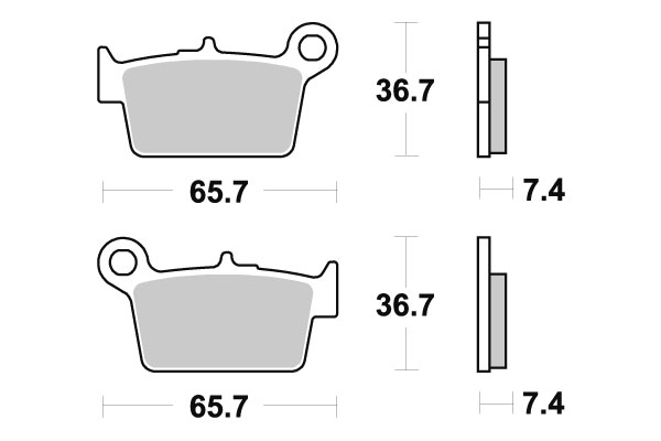 Sbs piduriklotsid keraamilised (861HF) - Image 2