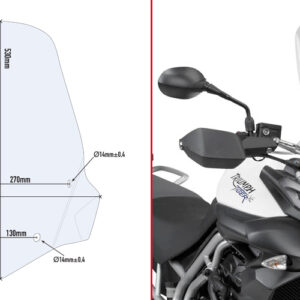 Givi spetsiifiline kinnituskomplekt 6401DT Tiger 800 11-