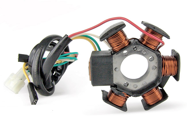 TNT Stator Ducati-mudelile Minarelli AM6 / Derbi mootorile EBE EBS D50B