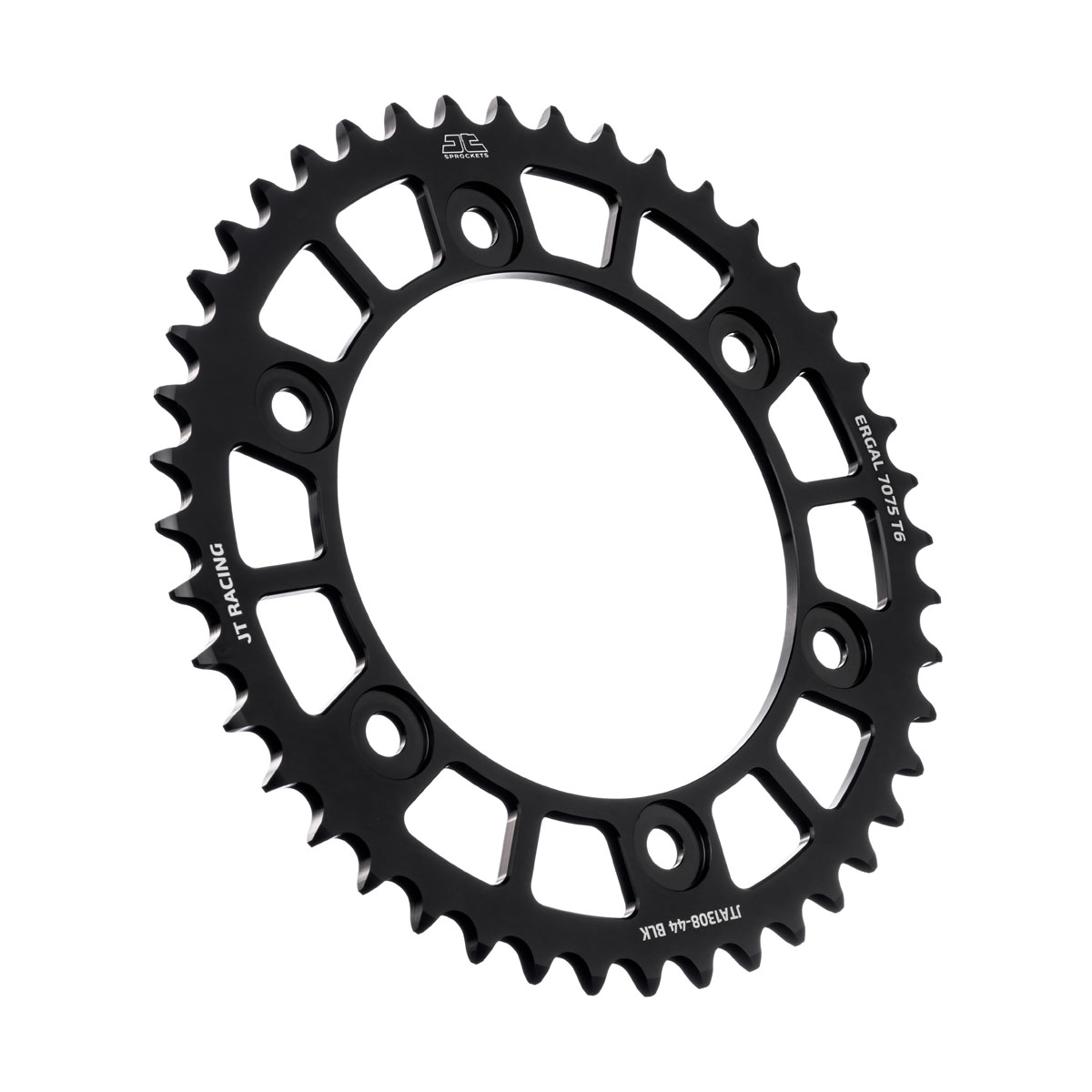 JT tagumine alumiiniumist tagaratas 7075 T6 must JTA1308.44BLK
