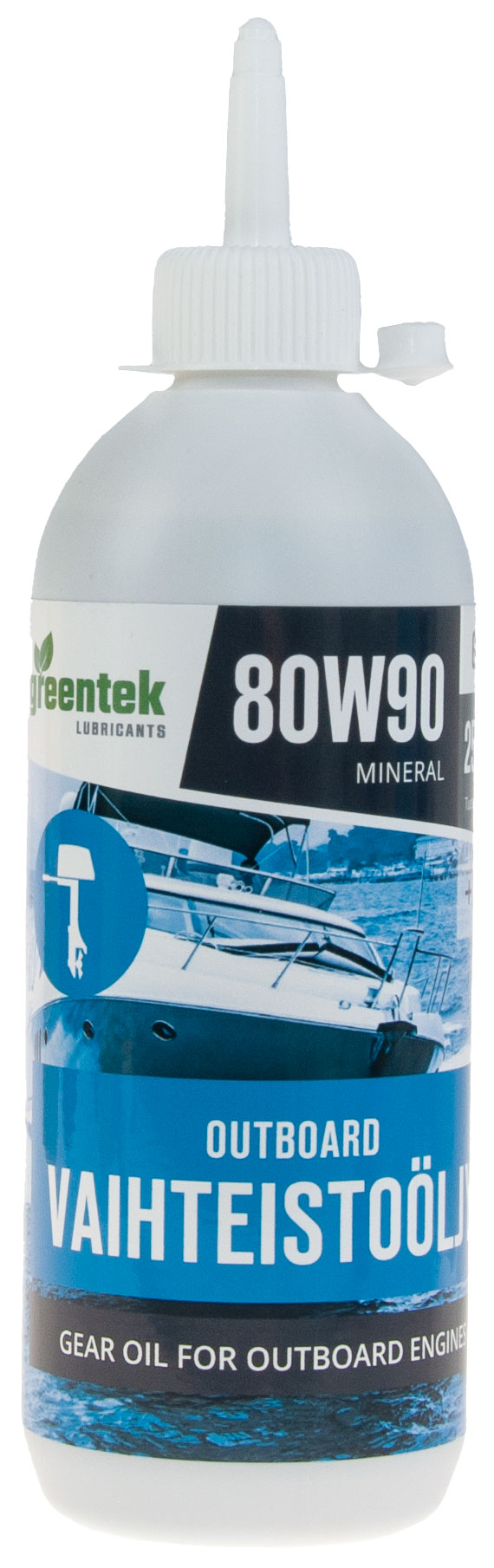 Greentek paadimootori õli 80W90 250ml ülekandeõli paadimootoritele (17)