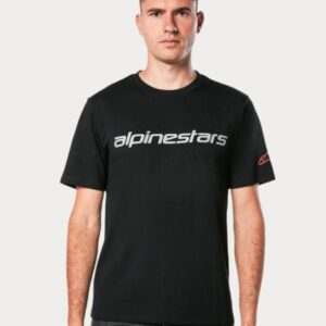 Alpinestars T-särk Linear Wordmark 2.0 CSF White/Red/Black, 2XL