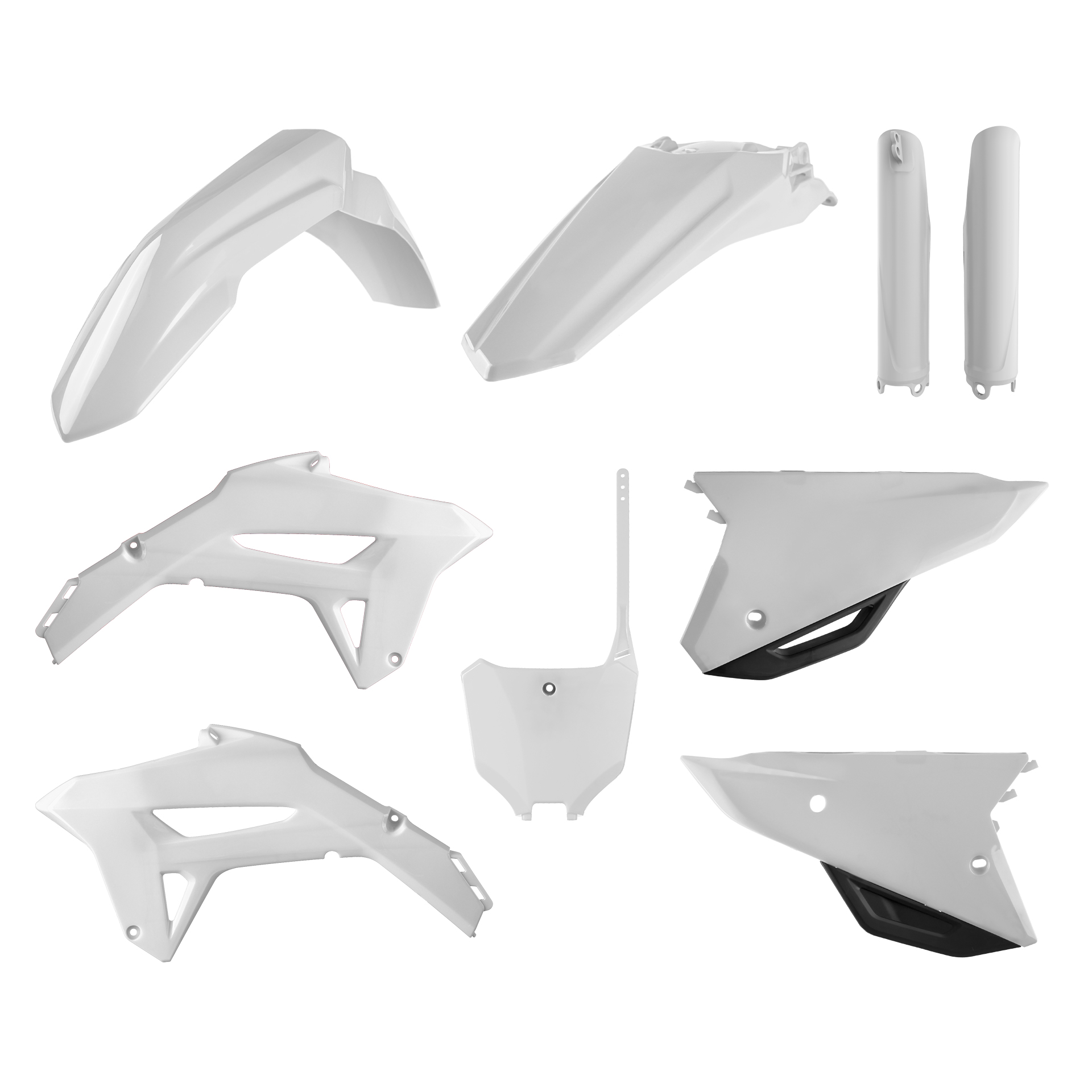 Polisport täielik komplekt CRF450 21-24 CRF250R 22-24 valge (1)