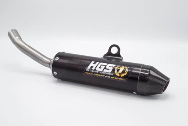 HGS Summuti 2T Racing SX/TC85 25-.. Must süsinikuotsaga