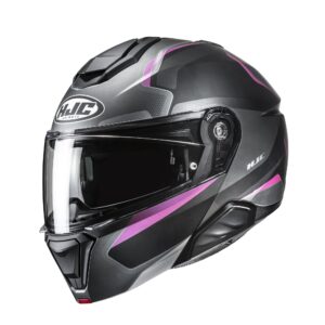HJC kiiver i91 Felio Gray/Pink MC8SF, S