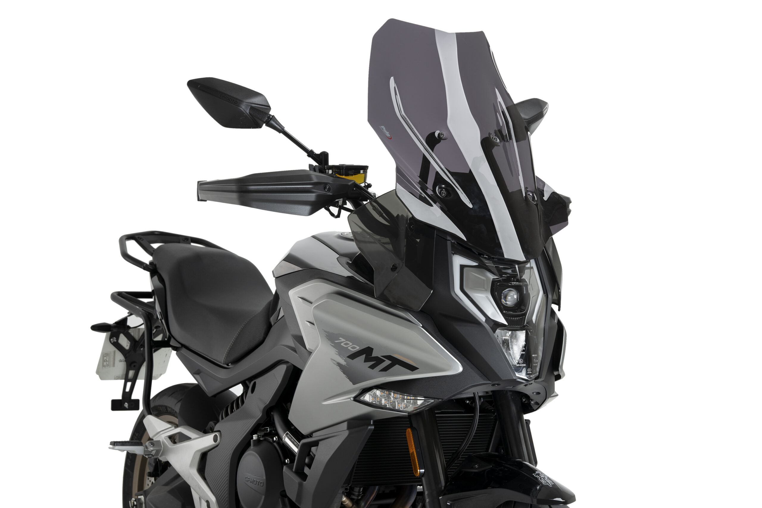 Puig touring ekraan Cf Moto 700Mt 24'-25' C/tumeda suitsuga