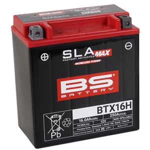 BS Battery BTX16H (FA) SLA MAX - suletud ja aktiveeritud
