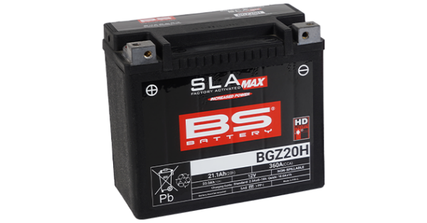 BS Battery BGZ20H (FA) SLA MAX - suletud ja aktiveeritud