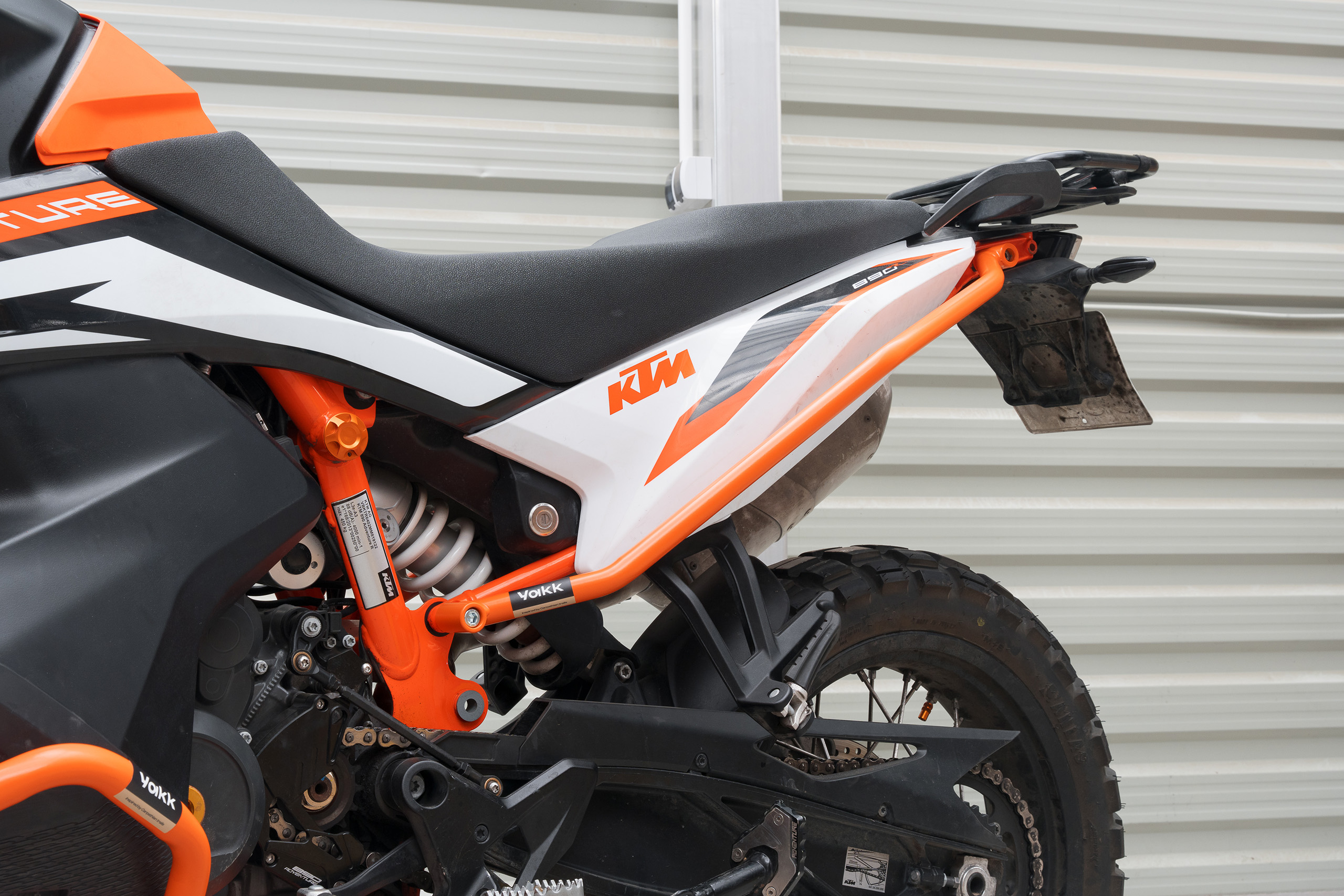 Yakk EXP tagumise kaitseraua osa KTM 790/890 Adventure (19-) oranž