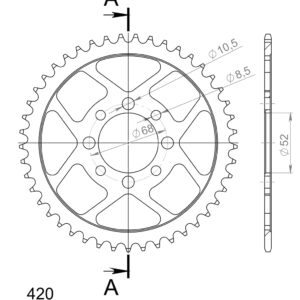 Supersprox tagumine hammasratas 801.37