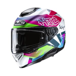 HJC kiiver RPHA 72 Goldy Green/White/Pink MC84SF, M