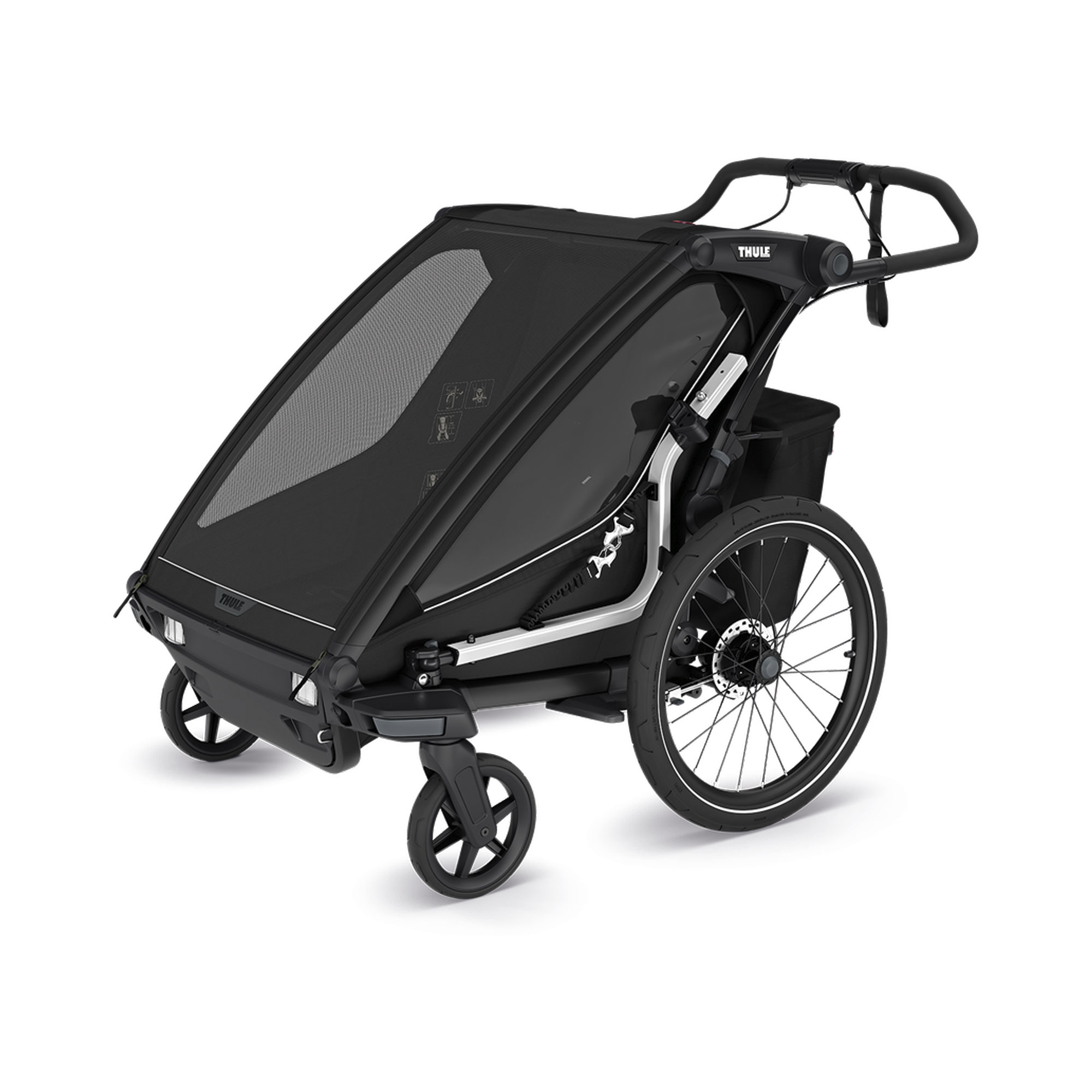 Jalgratta haagis THULE Chariot Sport 2 topelt must - Image 2