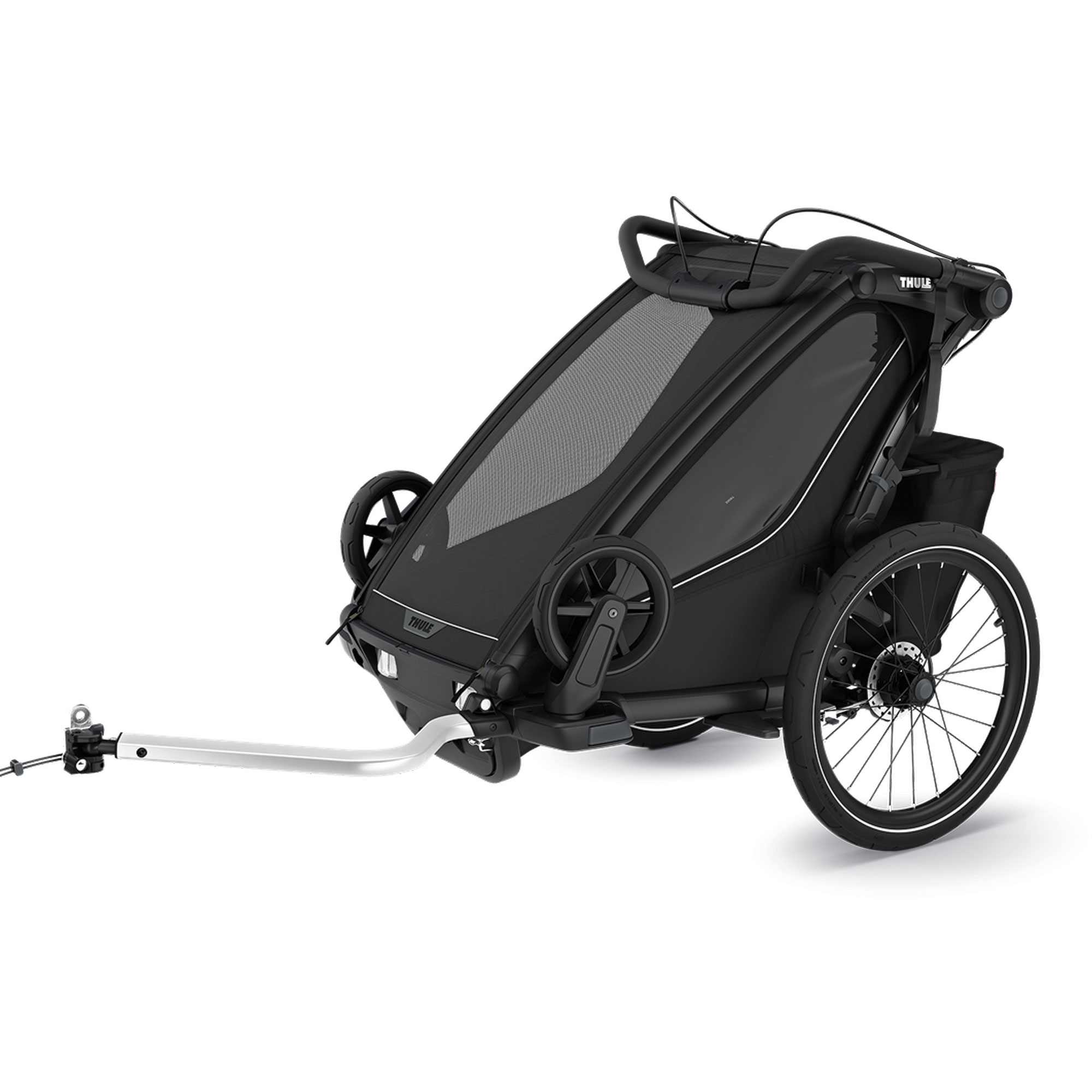Jalgratta haagis THULE Chariot Sport 2 üksik must - Image 4