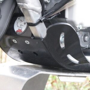 AXP kaitseplaat PHD 6mm must Yamaha YZ125 05-23 / Fantic XE125/XX125 21-23