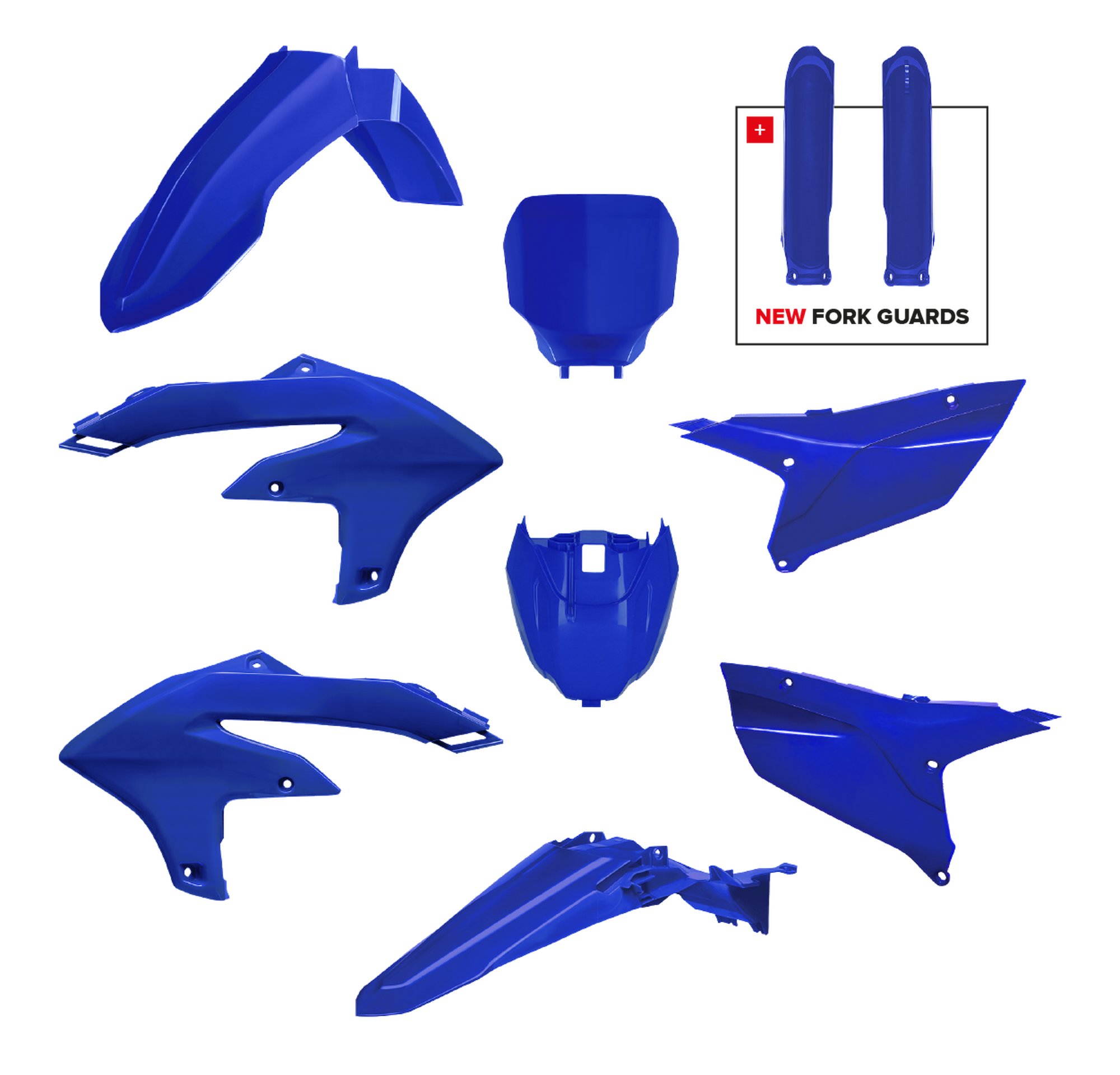 Polisport täielik komplekt Yamaha YZ450F 23-25 YZ250F 24-.. sinine/Bue