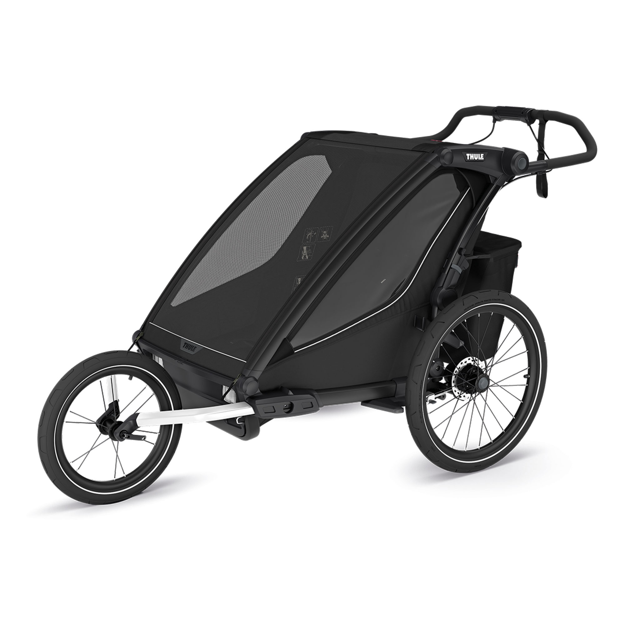 Jalgratta haagis THULE Chariot Sport 2 topelt must - Image 4