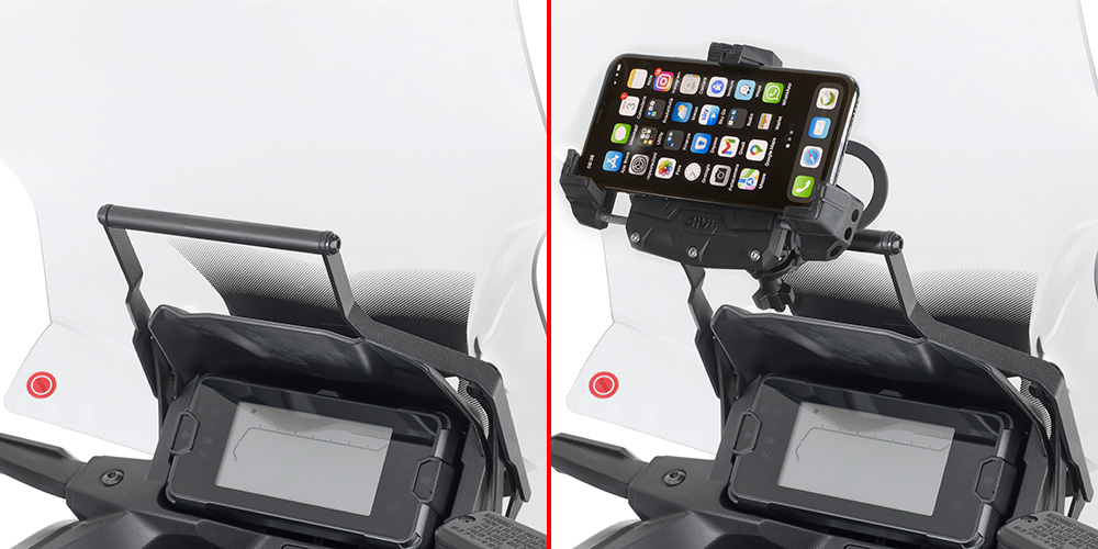 Givi esipaneeli ülemine kinnitus S902A/GPS. hoidiku jaoks