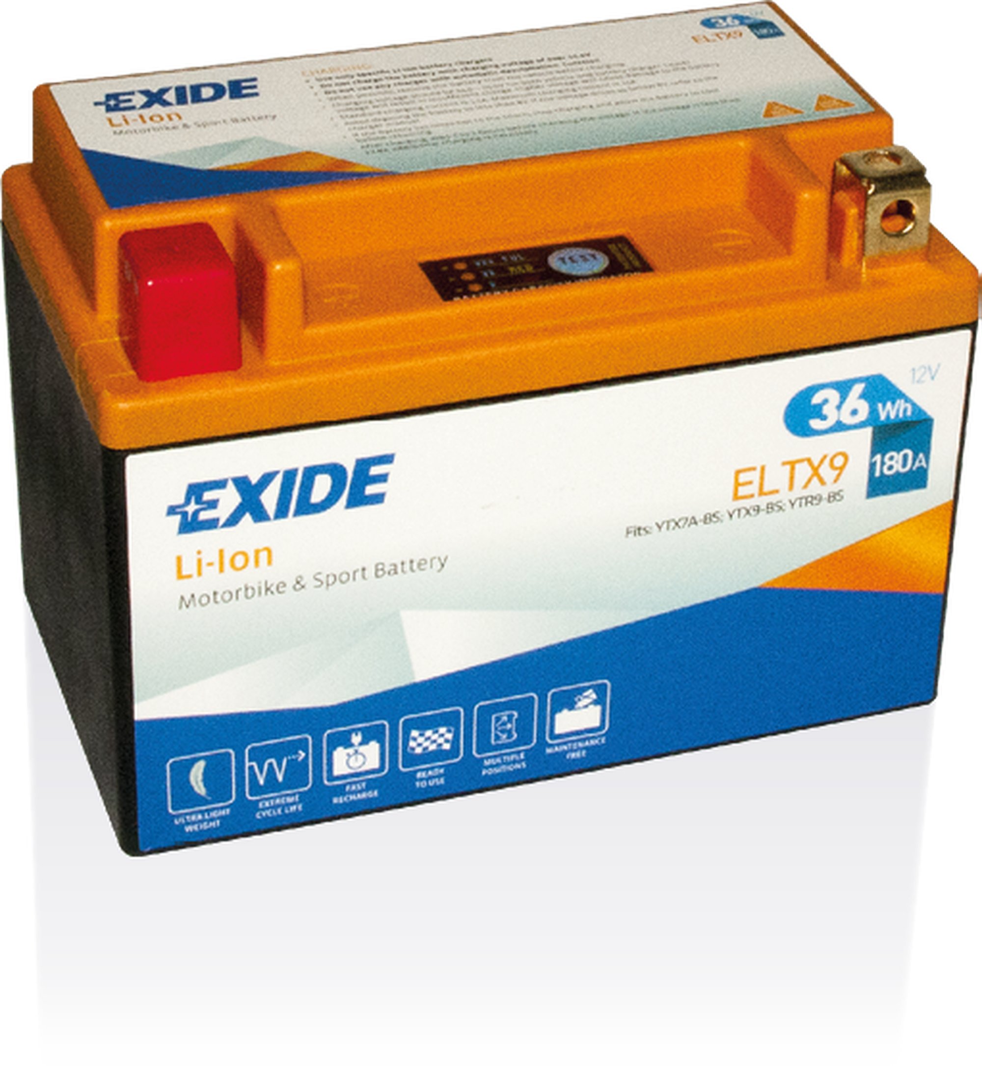 Exide aku Li-Ion ELTX9