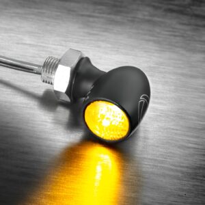 Kellermann Atto® suunatule indikaator must läbipaistva klaasiga