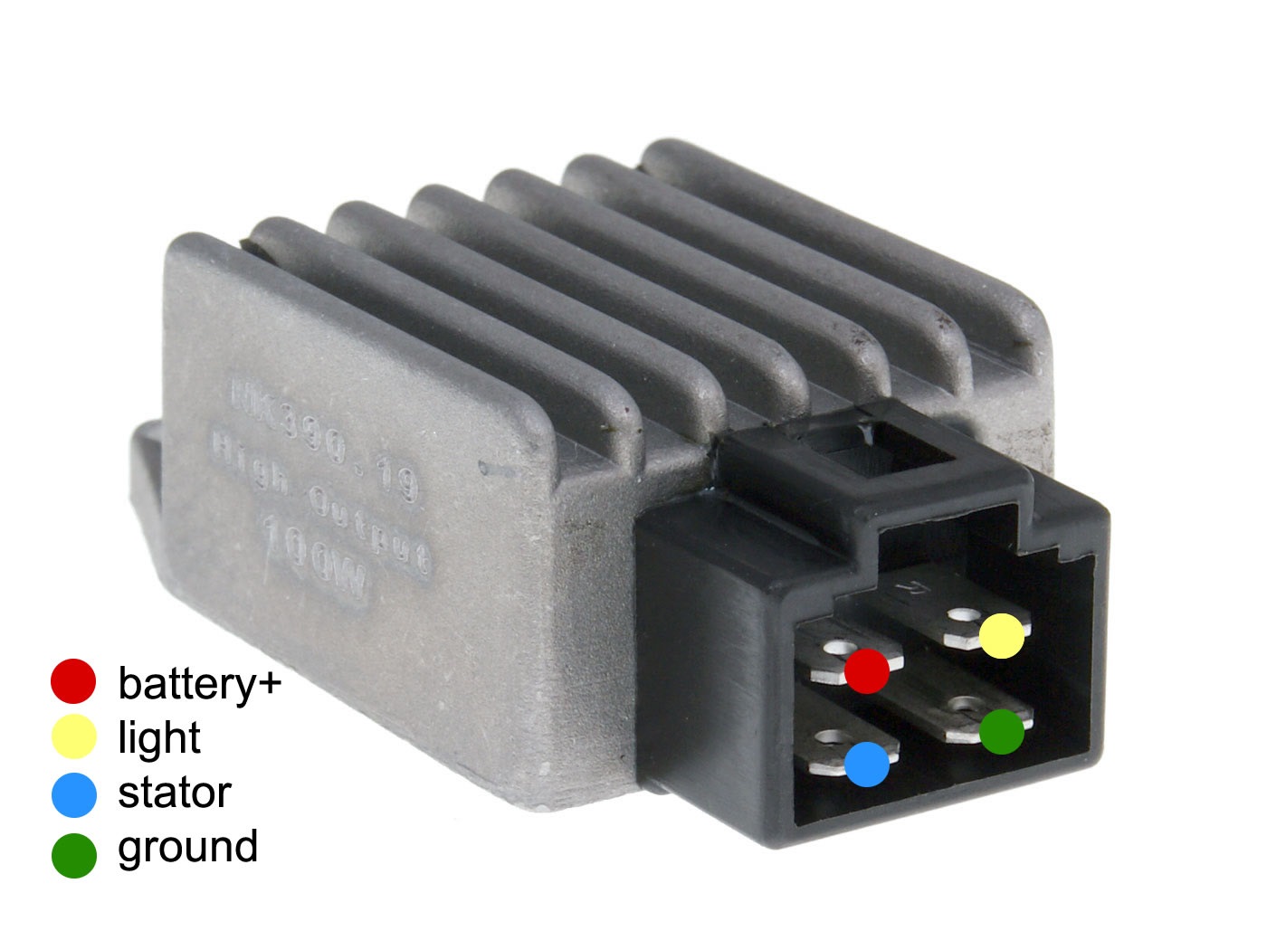 Pingeregulaator Naraku 2-realine 4-kontaktiline AC/DC (High-Output 100W)