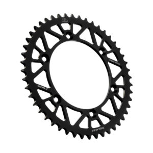 JT tagumine alumiiniumist hammasratas 7075 T6 Black JTA822.48BLK