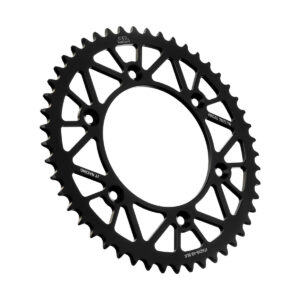 JT tagumine alumiiniumist hammasratas 7075 T6 Black JTA210.49BLK