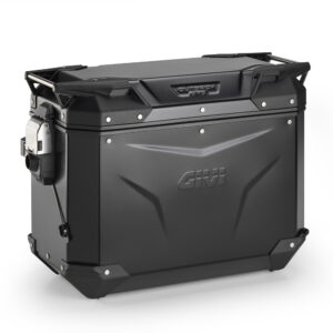Givi Trekker Outback EVO must alumiiniumist külgkott parem 44 l müüakse ilma lukuta