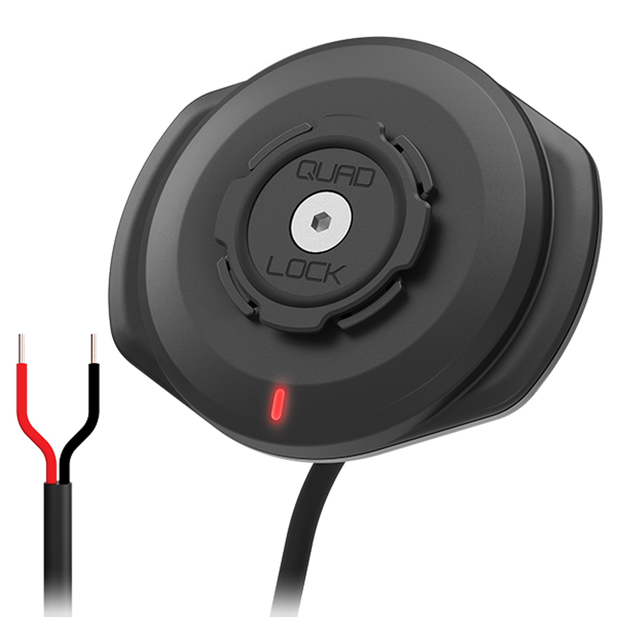 Quad Lock 12-24V veekindel juhtmevaba laadimise peakomplekt