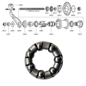SHIMANO 1-v (CB-E110). kuularengas A