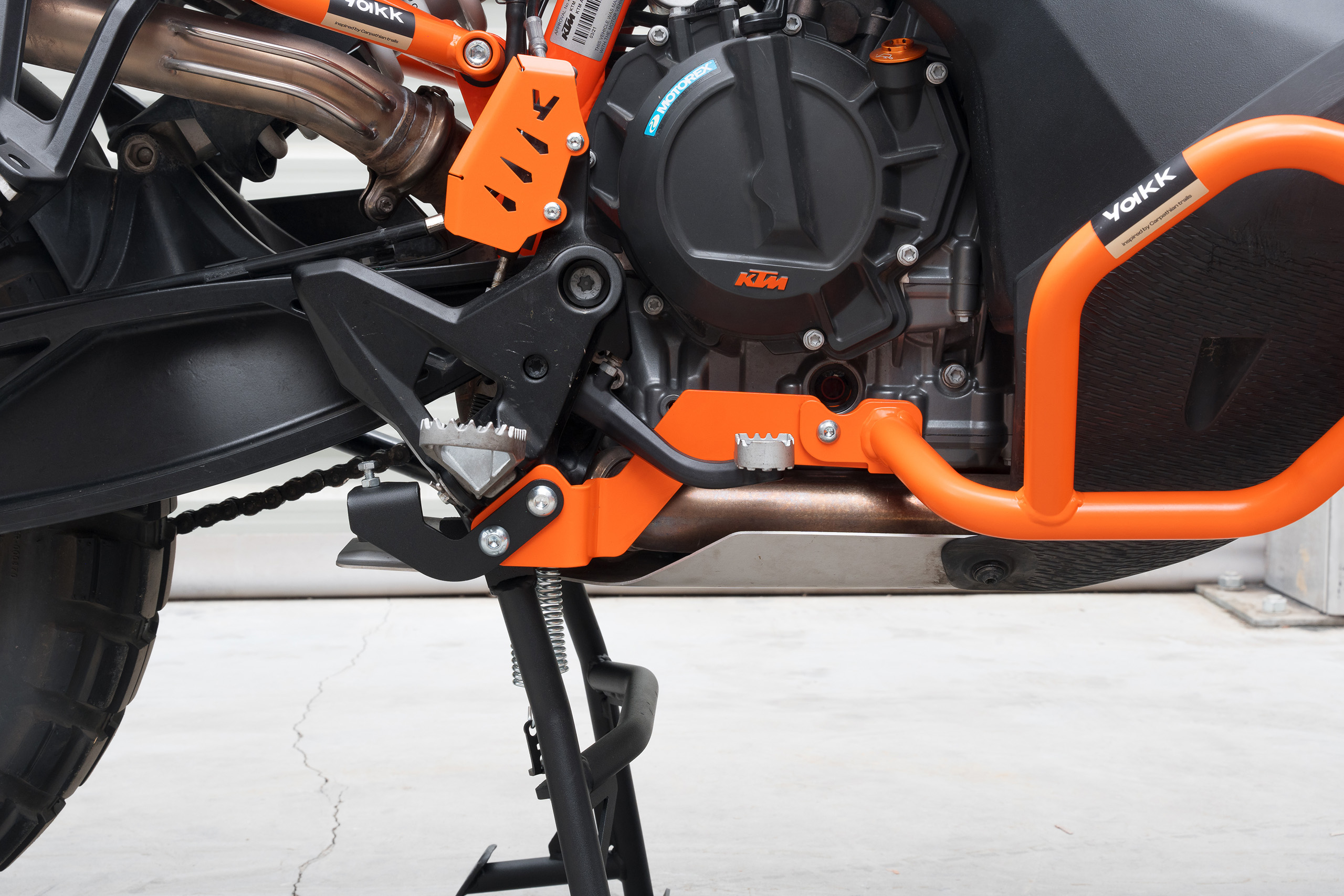 Yakk EXP alumine kaitseraud KTM 790/890 Adventure (19-) oranž - Image 6