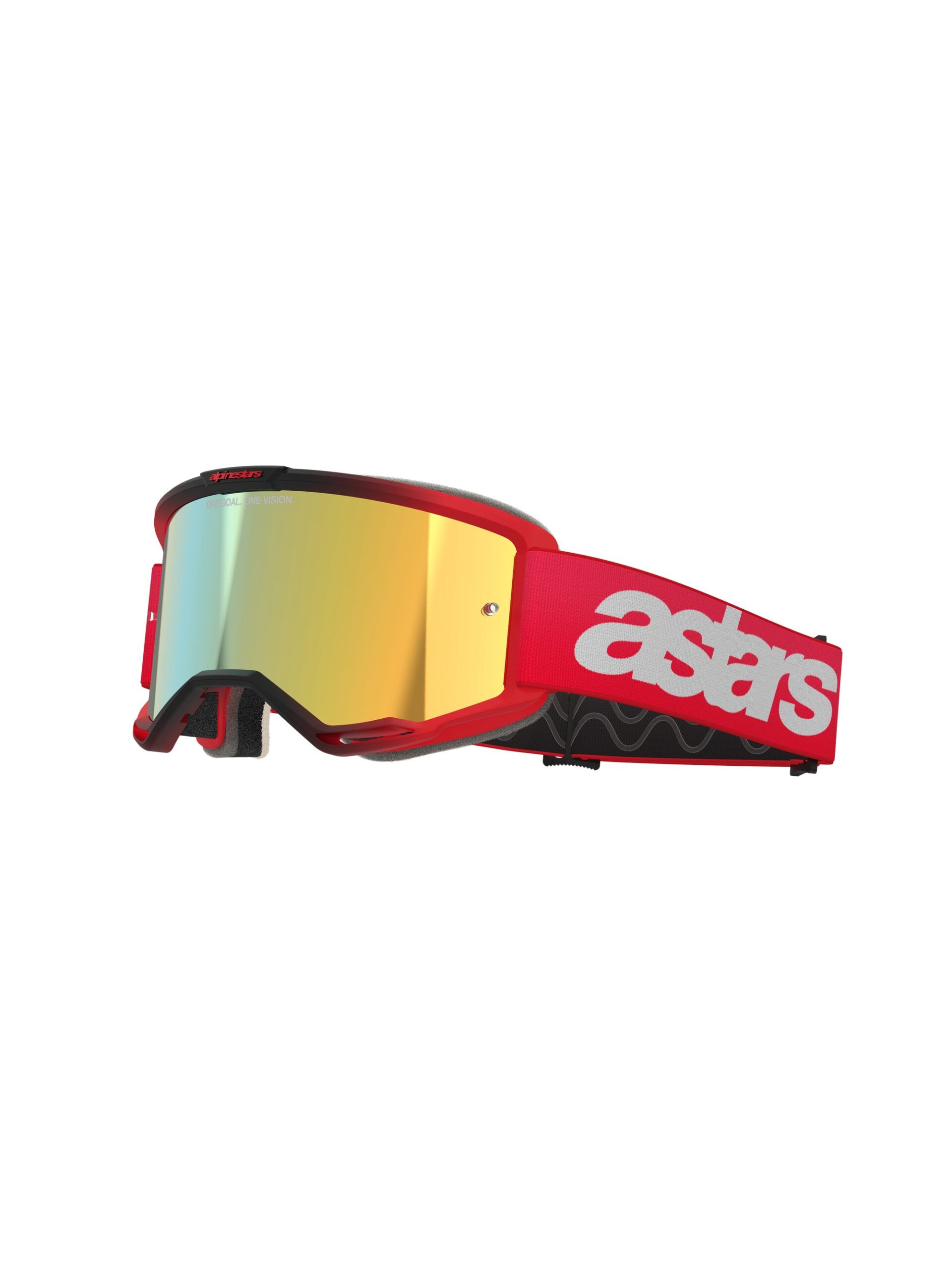Alpinestars prillid Vision 5 BLAZE Red / peegel GOLD