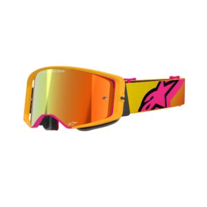 Alpinestars prillid Supertech CORP kollane/roosa, peegel punane/