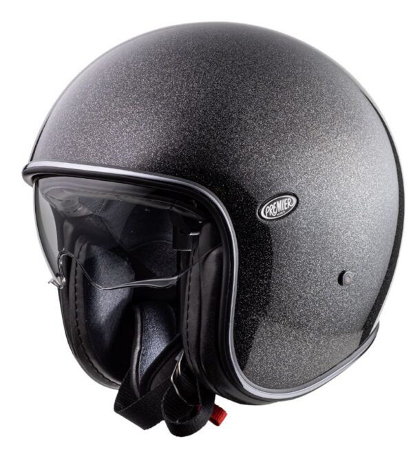 Premier Helmets Vintage Evo U 9 Glitter Silver, XL